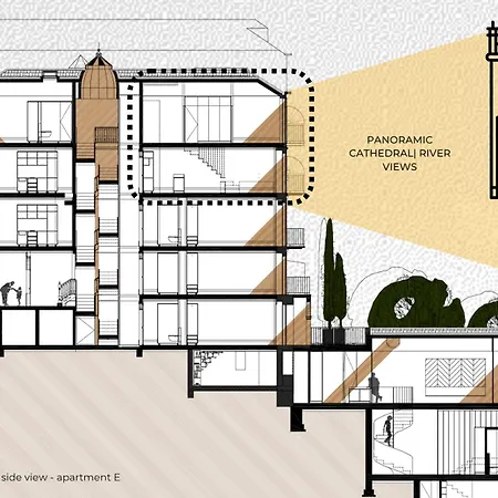 Lejlighed Boutique Duplex Private Balcony Monumental View *